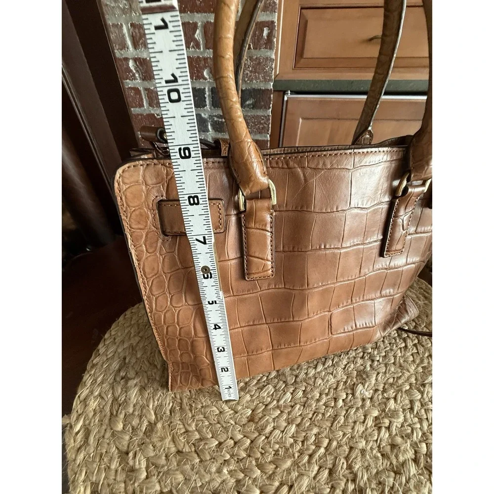 MICHAEL‎ MICHAEL KORS DILLON EW SATCHEL Embossed leather BAG